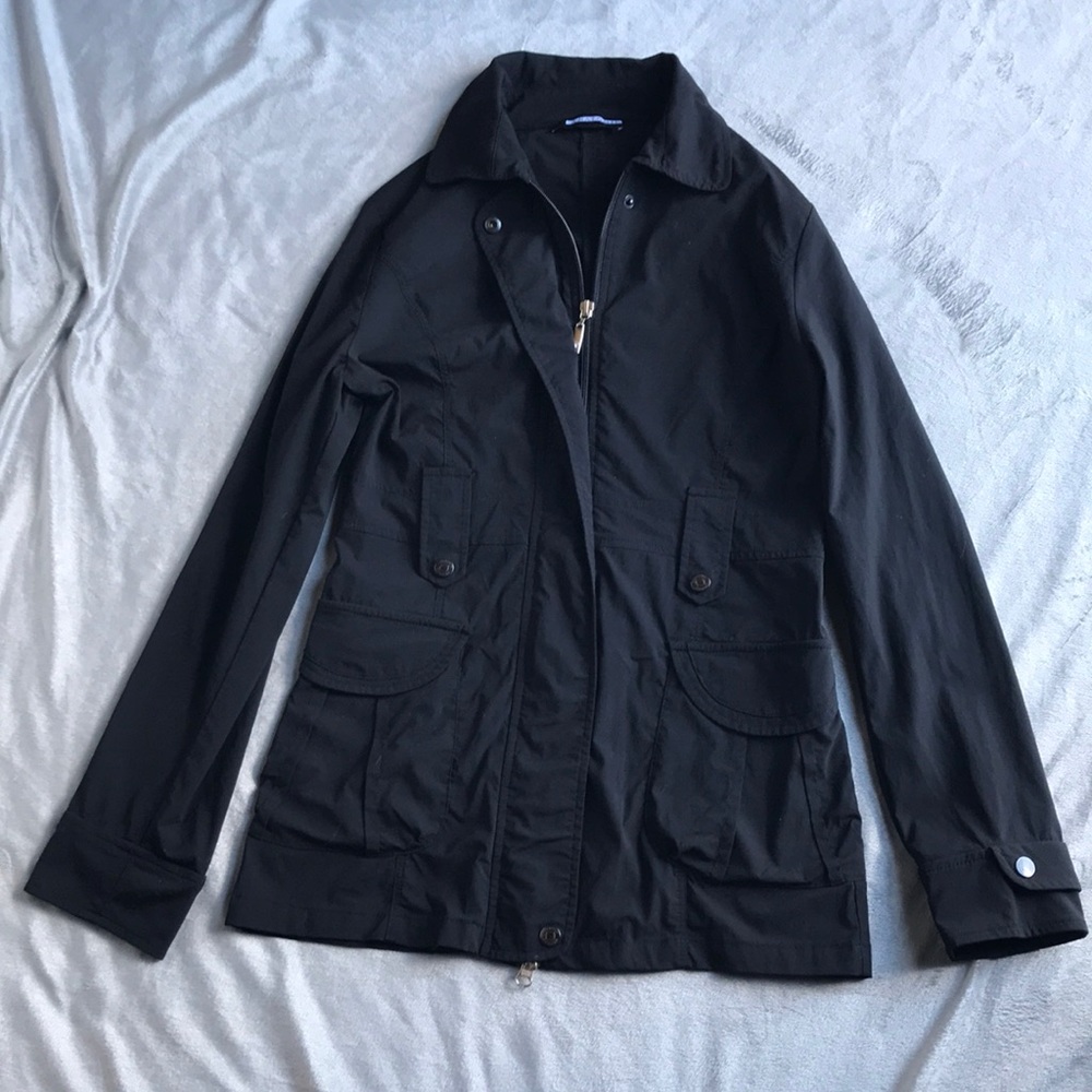 Black Anatomie light jacket zip up. Has a mark on left cuff see picture!!